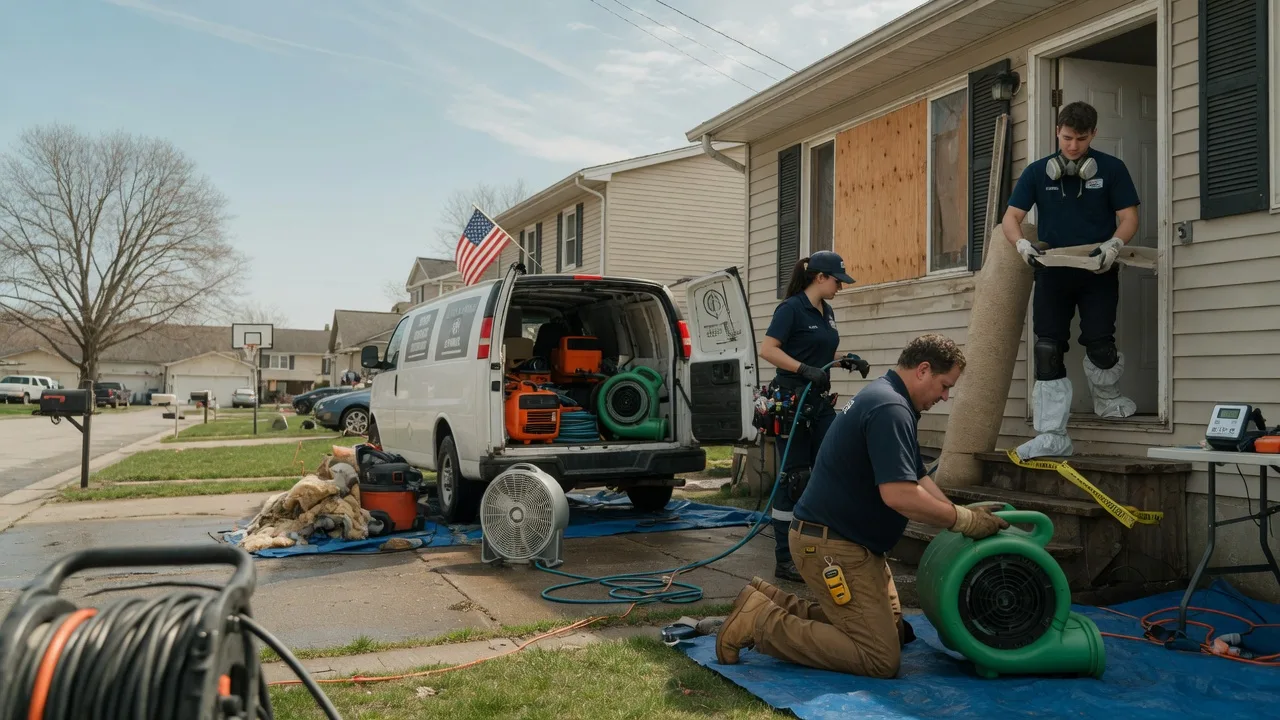 Water Damage Restoration in Griffin, IN near me